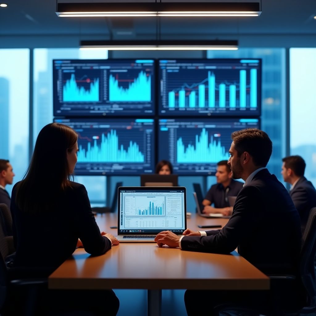 Equipo de InversionPro en oficina moderna